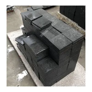 Chất lượng tốt Đen Granite siêu mỏng vườn Lát sàn ngoài trời gạch cho đường lái xe