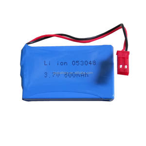 053048 3.7V 800mAh 알루미늄 쉘 충전식 리포 배터리 (JST 커넥터 포함) - Product Image 1