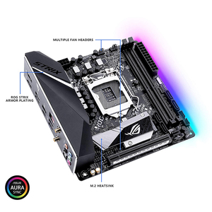 ASUS ROG STRIX B360 I Gaming <span class=keywords><strong>ITX</strong></span> Usado Gaming Motherboard LGA 1151 32GB <span class=keywords><strong>DDR4</strong></span> Mini <span class=keywords><strong>ITX</strong></span> Desktop Gaming Motherboard para Intel B360 - Product Image 4