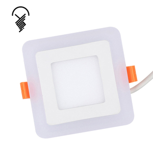 Высокое качество Крытый хорошего продукта rgb Освещение AC85V-265V 18 Вт Светодиодные панельные лампочки с двойным цветом