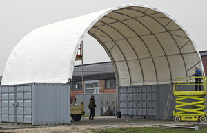 Tente pour conteneur C3320 <span class=keywords><strong>de</strong></span> toit, tente pour conteneur, <span class=keywords><strong>abri</strong></span> pour conteneur C4040 - Product Image 3