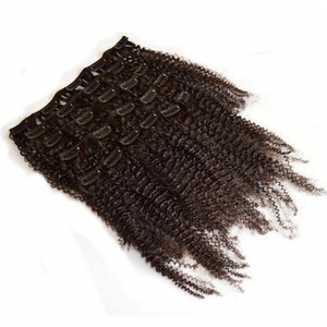 African American <strong>Clip</strong> <strong>in</strong> Human <strong>Hair</strong> Extensions Natural Vietnamese <strong>Hair</strong> 7pcs/set Afro Kinky <strong>Curly</strong> <strong>Clip</strong> <strong>Ins</strong> - Product Image 4