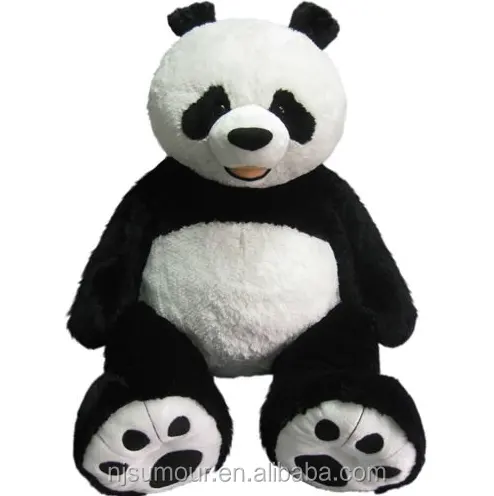 Oso Panda de peluche Jumbo de 36 pulgadas, Panda gigante sentado: juguetes y juegos