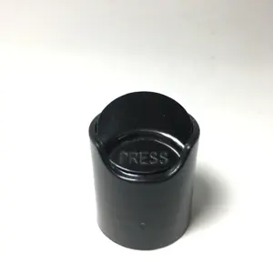 Tappo a Pressione in PP Nero e Bianco da 18mm 20mm 24mm, Coperchio Flip-Top per Confezioni Cosmetiche - Product Image 1