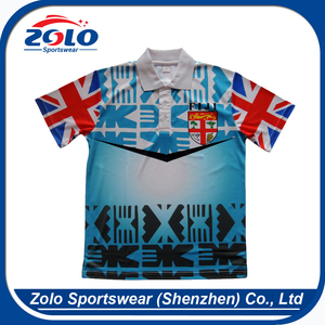 Nuevo diseño de encargo de los hombres de moda de gran tamaño camiseta polo - Product Image 2