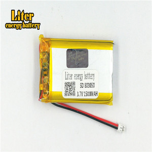 Plug 1,5-2 p 3,7 V 803050 1500 mAh high quality Lithium Polymer Li-ion battery Lipo battery - Product Image 2