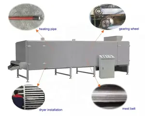 500 kg/std. fabrikversorgung schwimmende tier-, fischfuttermittelpelletmaschine extrudermaschine