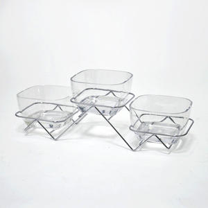 ชามเสิร์ฟสลัดอะคริลิกทรงกลมทรงตรง - Product Image 2