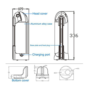 CNNTNY แบตเตอรี่จักรยาน36V 11.6AH E-Bike ชุดแบตเตอรี่จักรยานไฟฟ้าพร้อมเครื่องชาร์จ - Product Image 6