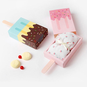 Creative Design Wedding and Party Paper Ice Cream Candy Packaging Gift Box