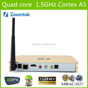 Zoomtak T5 Amlogic S805 1 G RAM 8 G Flash bluetooth4.0 android tv box hd sexo con webcam video - Product Image 5