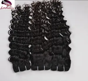 Venta al por mayor 5a de la Virgen del color natural de indonesia cabello humano grado 5a del pelo de la Virgen