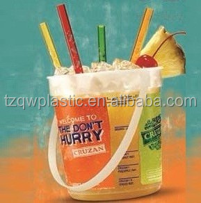 Secchiello per Bevande in Plastica Trasparente da 32oz / 1000ml con Manico, Secchio Riutilizzabile per Cocktail da Spiaggia e <span class=keywords><strong>Bar</strong></span> - Product Image 6