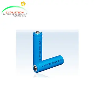 IFR LiFePO4 14500 600MAh แบตเตอรี่3.2V