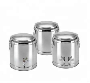 Jerrycans pliables d'huile de cuisson de qualité <span class=keywords><strong>alimentaire</strong></span> 5L ou 10L ,20L matière plastique 304 récipients à lait à tambour en acier inoxydable - Product Image 3
