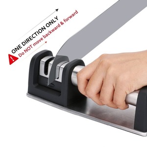 <span class=keywords><strong>AMAZON</strong></span> hotselling Haute Qualité Professionnel en acier inoxydable 2 étapes <span class=keywords><strong>couteau</strong></span> <span class=keywords><strong>aiguiseur</strong></span> pour droite et dentelé <span class=keywords><strong>couteau</strong></span> - Product Image 3
