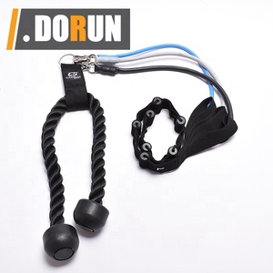 Accessoires de Machine d'<span class=keywords><strong>exercice</strong></span> de corde abdominale, corde de <span class=keywords><strong>triceps</strong></span>, Fitness avec bandes de résistance réglables, ensemble de Tubes en Latex - Product Image 4