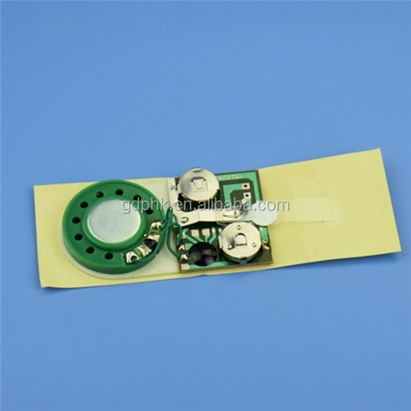 Slide Tongue Musical Sound Chip with Eco-Friendly Material and 21mm Speaker for Happy Birthday Greeting Cards