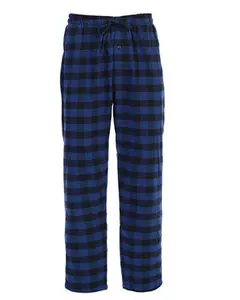 Calça de dormir para homens, pijama de poplin 100% algodão