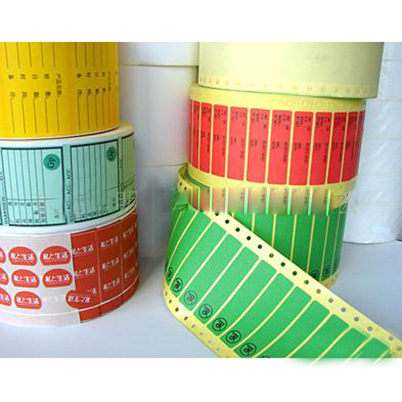 printing high quality packaging paper label stickers,Customized printing cheap cosmetic label with die cut on roll