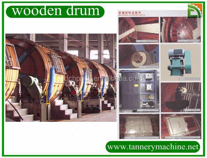 Leather Tanning Wood Drum Machinery for Tannery - 3500 X3500