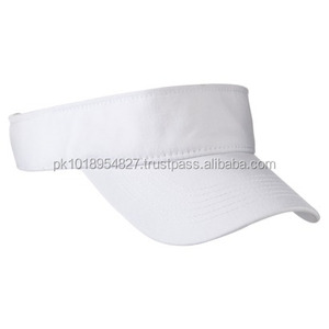 Viseras deportivas blancas lisas de muy buena calidad disponible personalización - Product Image 1