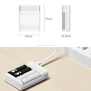 Original Xiaomi ZI5 AA/AAA <span class=keywords><strong>Ni</strong></span>-MH Cargador de Batería USB Power <span class=keywords><strong>Bank</strong></span> 4 unids para - Product Image 3