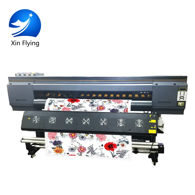 Billiger 3 Kopf Sublimation Drucker Digitaldruck Textil Stoff Maschine Transfer Papier Drucker 5193E mit 4720