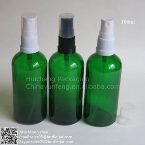 Free sample 100 ml verde botella de cristal de perfume para la nata - Product Image 1