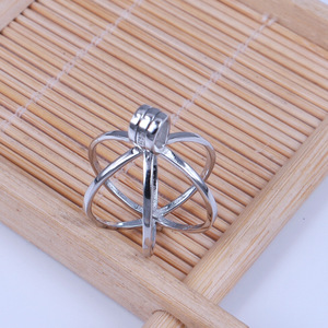 Moda 925 gümüş kolye kafes inci ile - Product Image 3