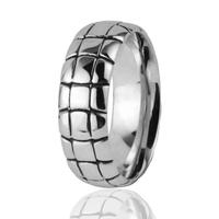 Anneaux de mariage en cobalt pour hommes en écaille de tortue de 9mm