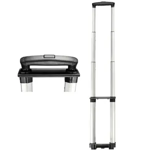 JX8074-1 China Supplier Eminent Aluminum Telescopic Trolly Parts Expandable Retractable Luggage Trolley Folding Handle Mechanism