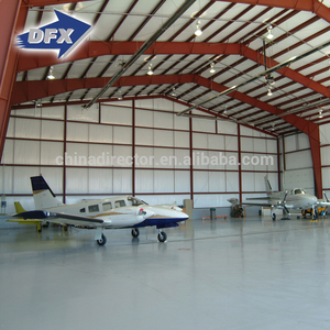 Sẵn Sàng Thực Hiện Hiện Đại Lớn Tuổi Thọ Prefab Kim Loại Kết Cấu Thép Máy Bay Hangar - Product Image 4