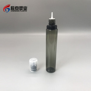 Nuevos productos artículo seguridad jugo <span class=keywords><strong>10</strong></span> ml 20 ml 30 ml plástico PET ámbar cuentagotas botellas con tapa de rosca - Product Image 4