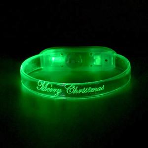 Supplier Gelang LED TPU Berkualitas Tinggi, Multiwarna, Berkedip, untuk Promosi Baru - Product Image 2
