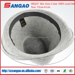 Sombrero o Gorra <span class=keywords><strong>de</strong></span> Fieltro <span class=keywords><strong>de</strong></span> <span class=keywords><strong>Lana</strong></span> con Visera <span class=keywords><strong>de</strong></span> 52cm-61cm, Venta al por Mayor, 100% <span class=keywords><strong>Lana</strong></span>, Estilo Alemán - Product Image 4