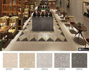 Carrelage de sol <span class=keywords><strong>en</strong></span> céramique aspect terrazzo pour intérieur <span class=keywords><strong>en</strong></span> béton gris mat <span class=keywords><strong>60x60</strong></span> - Product Image 6