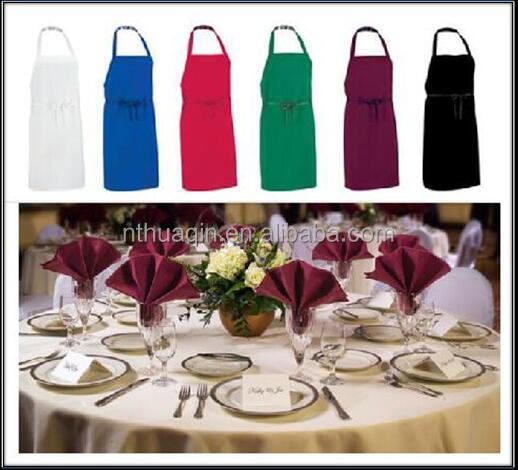 Filé Polyester Tablier Et Restaurant Serviette Filé Polyester Nappe