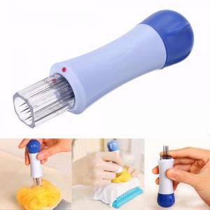 Support de poignée bleu à aiguille en laine, 1 pièce, pratique, avec 7 aiguilles, outils de feutre à aiguille en laine - Product Image 2