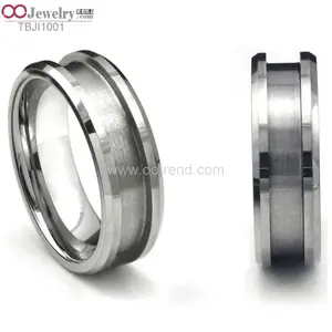 Online wholesale custom size blank ring for inlaying wood ,oak ,opal,mother of pearl