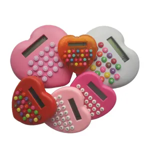 Fantaisie mignon en forme de coeur coloré calculatrice, le véritable <span class=keywords><strong>amour</strong></span> calculatrice - Product Image 1