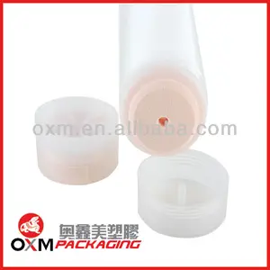tubo de plástico con aplicador de esponja suse para cosméticos