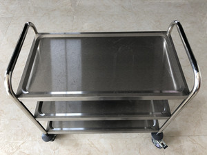 430 de acero inoxidable práctico de acero inoxidable Airlane comida carro servicio de habitación de Hotel carrito - Product Image 5