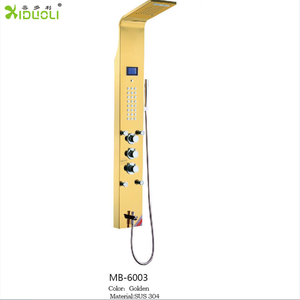 Panneau de douche thermostatique en verre de peinture noire avec le meilleur <span class=keywords><strong>prix</strong></span> - Product Image 3