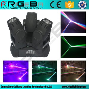 Mới Nhất Hot Bán 30 W Rgbw 4in1 Ba Đầu <span class=keywords><strong>Mini</strong></span> <span class=keywords><strong>Led</strong></span> Di Chuyển Đầu Ánh Sáng - Product Image 3