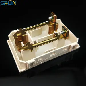 South America universal electrical switch parts contacts brass sheet metal parts for electrical connecting