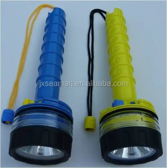 new design 50m waterproof 6v 10W led underwater flashlight torch for spearfishing ,scuba diving