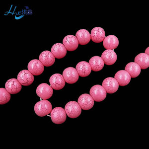 Gros Coloré Verre Matériel Lâche Ronde Perles <span class=keywords><strong>Larimar</strong></span> - Product Image 2