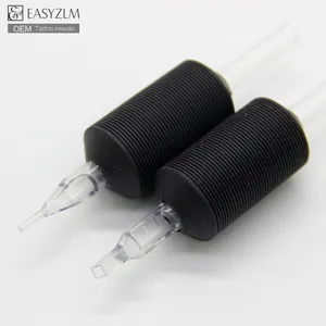 Tattoo High Quality Tattoo Disposable Tubes China Supplier Black Silicone Handle Grips