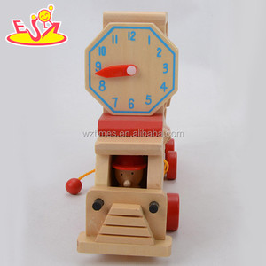 Abacus <span class=keywords><strong>en</strong></span> <span class=keywords><strong>bois</strong></span> <span class=keywords><strong>pour</strong></span> l'apprentissage précoce, jouet camion alphabet avec horloge <span class=keywords><strong>pour</strong></span> bébé, vente <span class=keywords><strong>en</strong></span> gros, W12C008 - Product Image 4